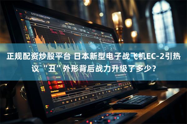 正规配资炒股平台 日本新型电子战飞机EC-2引热议 “丑”外形背后战力升级了多少？