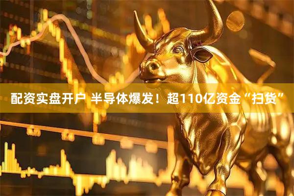 配资实盘开户 半导体爆发！超110亿资金“扫货”
